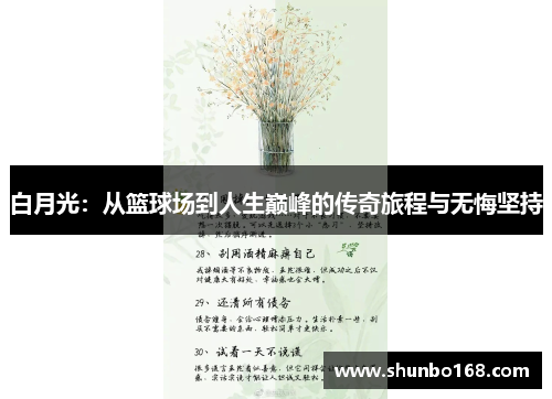 白月光：从篮球场到人生巅峰的传奇旅程与无悔坚持